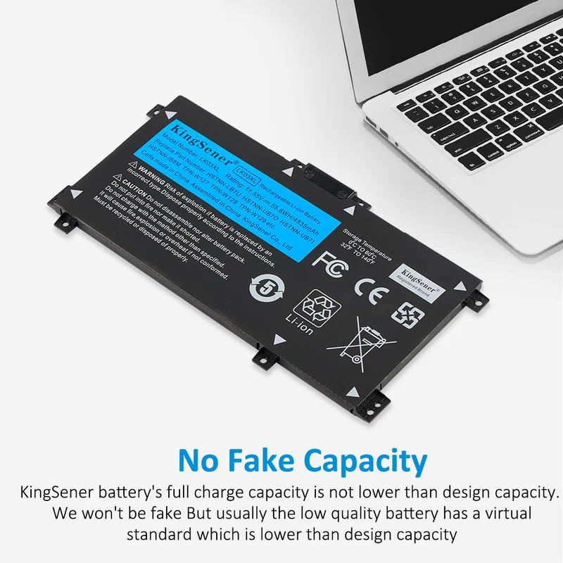 LK03XL Battery for HP Envy 17M 15M-BP HSTNN-UB7I 916368-421 — 11.55V 55.8Wh