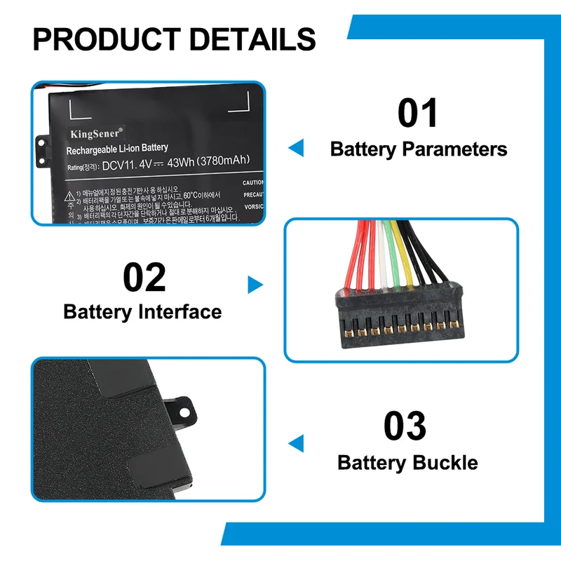AA-PBVN3AB Laptop Battery For SAMSUNG NP370R4E NP370R5E NP370R5V NP450R4E NP450R5E NP450R4V NP450R5V NP470R5E NP510R5E | KingSener