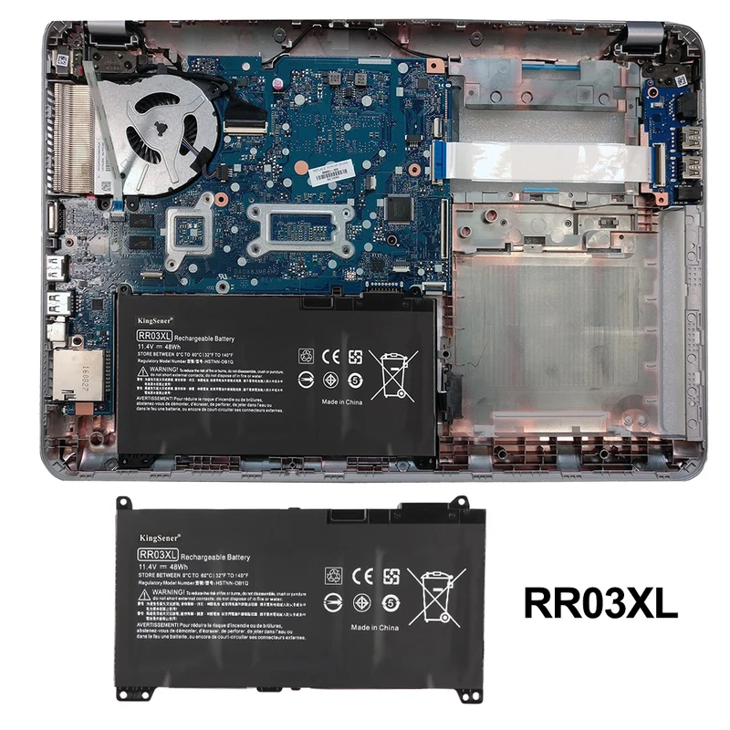 HP ProBook 430 440 450 455 G4 Battery RR03XL 11.4V 48Wh Replacement