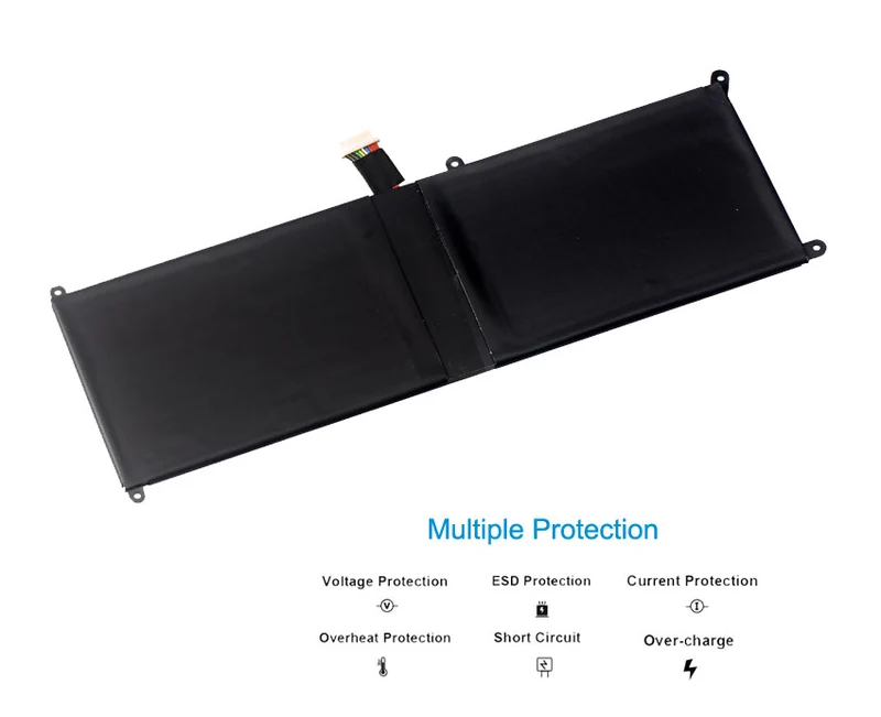7VKV9 9TV5X Laptop Battery Replacement For DELL Latitude XPS 12 7000 7275 9250 Series Notebook 7VKV9 7.6V 30WH | KingSener