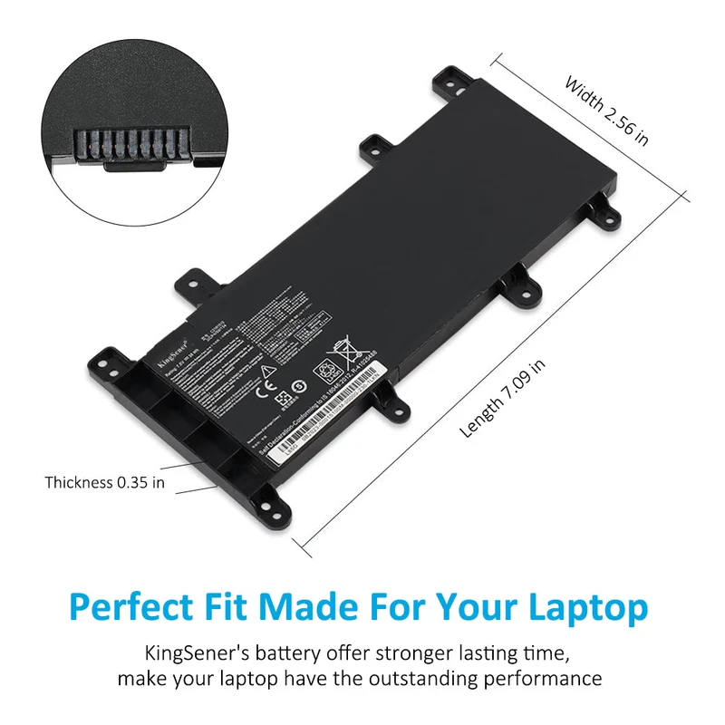 C21N1515 Laptop Battery For ASUS X756UJ X756UA X756UX X756UB X756UQ X756UV Series | KingSener