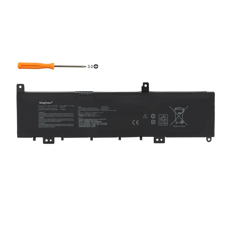 C31N1636 Laptop Battery for ASUS N580VN / N580VD / X580V Series — 11.49V 47Wh
