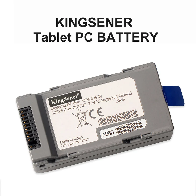 CF-VZSU53W Battery for Panasonic Toughbook CF-H1 CF-H2 CF-U1 Tablet — 7.2V 2.9Ah 20Wh