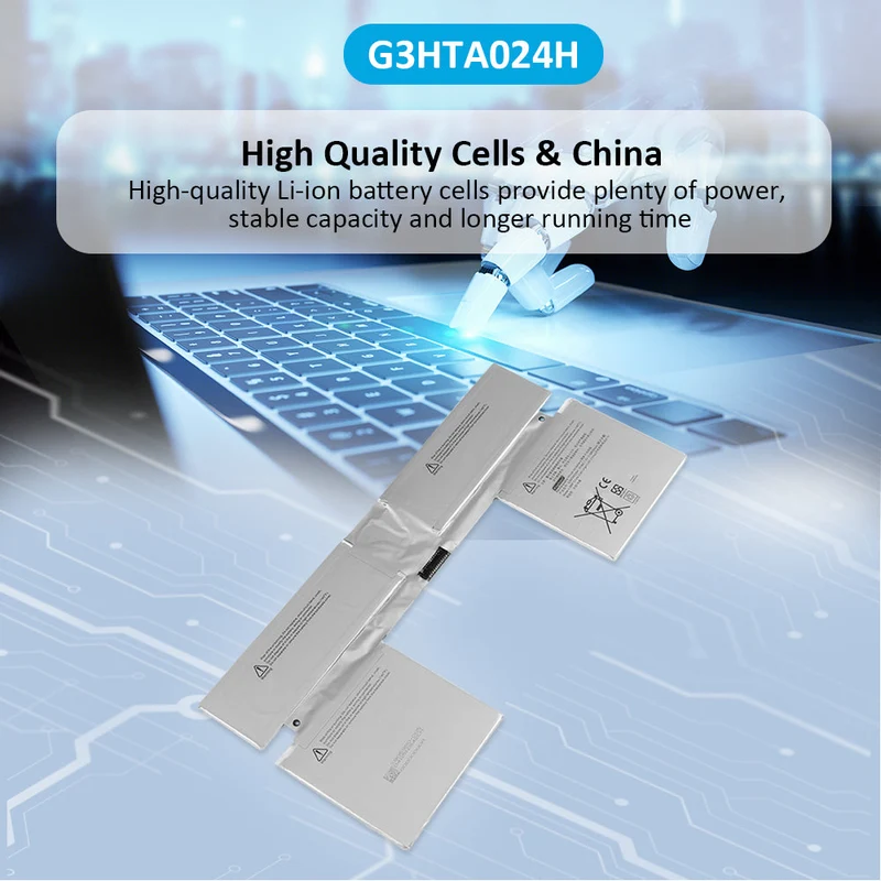 G3HTA024H Keyboard Base Battery for Microsoft Surface Book 1 13.5" (1703 1704 1705) — 7.5V 51Wh