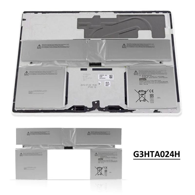 G3HTA024H Keyboard Base Battery for Microsoft Surface Book 1 13.5" (1703 1704 1705) — 7.5V 51Wh