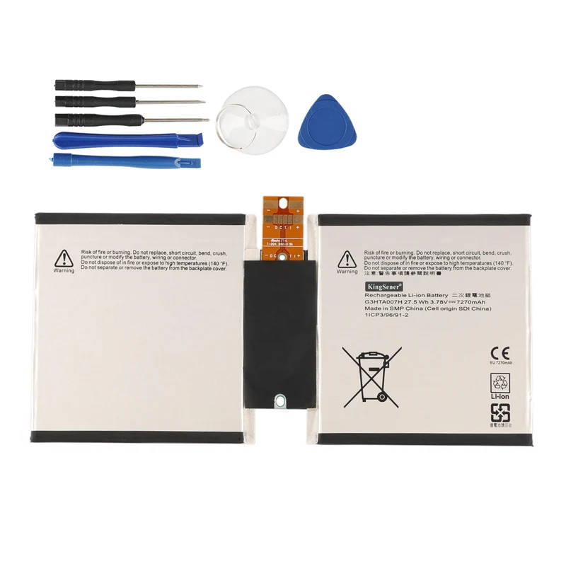 G3HTA007H G3HTA003H Battery for Microsoft Surface Pro 3 Model 1645 — 3.78V 27.5Wh