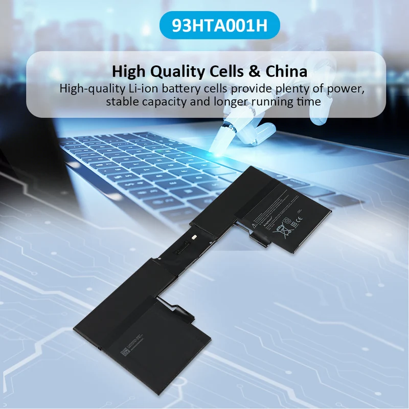G3HTA001H Keyboard Base Battery for Microsoft Surface Book 1785 Enhanced Edition — 7.57V 60.8Wh