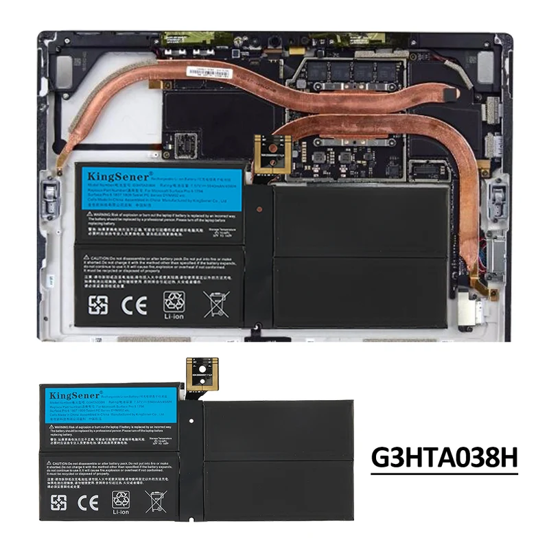 G3HTA038H Battery for Microsoft Surface Pro 5 / Surface Pro 6 — 45Wh (UK Stock)