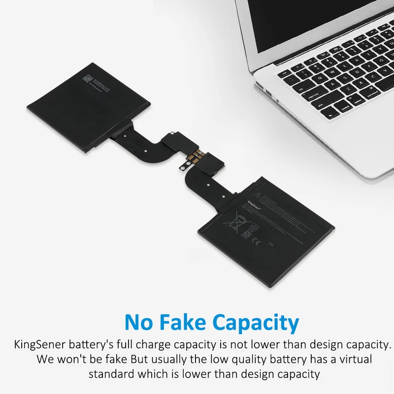 DYNH01 Replacement Battery for Microsoft Surface Book 2 15 inch 1813 Enhanced Version Tablet — 7.57V 23.2Wh