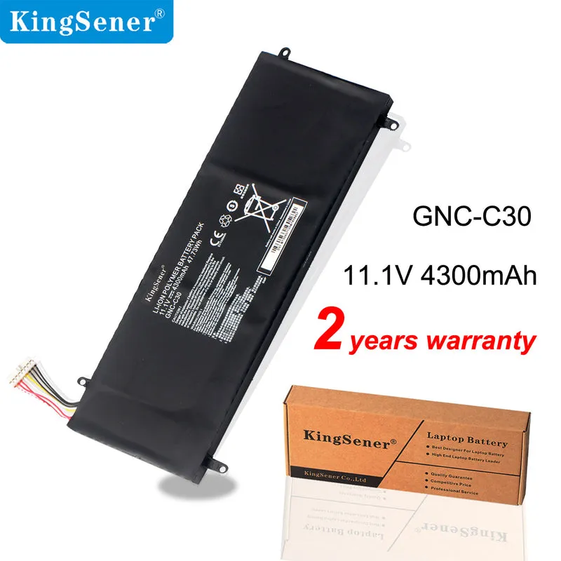 GNC-C30 961TA002F Replacement Battery for GIGABYTE 14 inch P34G U24 U2442 Series — 11.1V 47.73Wh