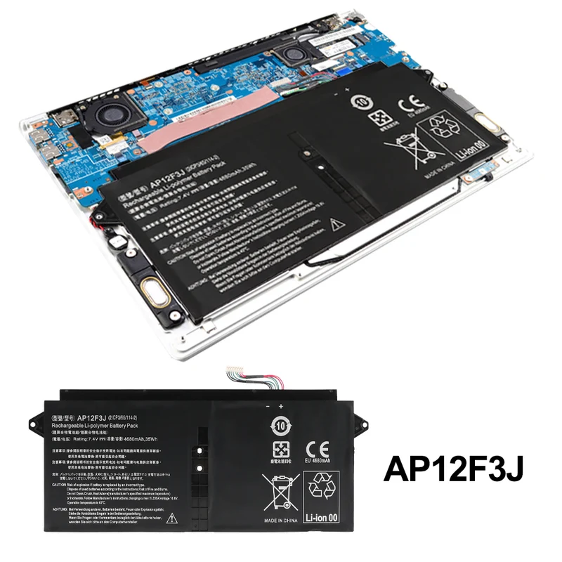 AP12F3J 2ICP3/65/114-2 Replacement Battery for Acer Aspire S7 S7-391 Ultrabook — 7.4V 35Wh