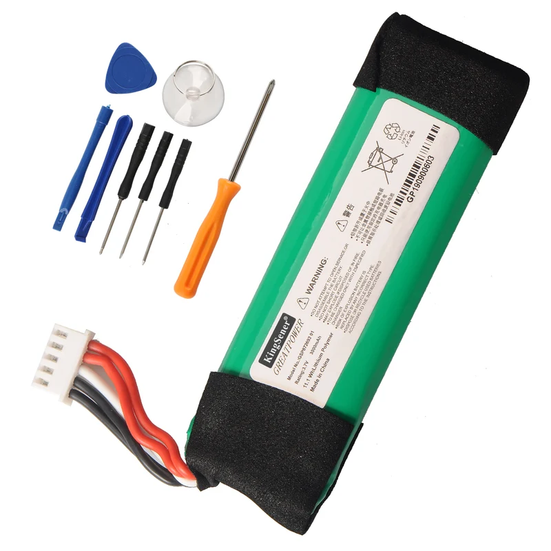 GSP872693 01 Battery Replacement for JBL Flip 4 Flip 4 Special Edition — 3.7V 3000mAh