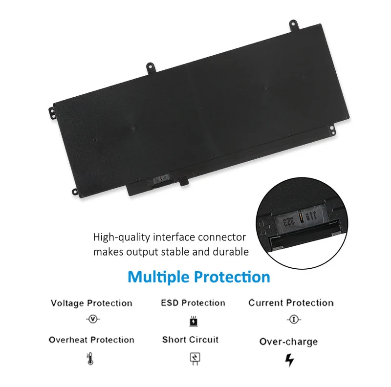 D2VF9 Laptop Battery for Dell Inspiron 15 7547 7548 Vostro 14 5000 5459 — 11.1V 43Wh