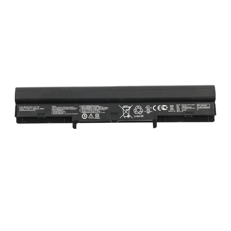 A42-U36 Replacement Laptop Battery for ASUS U36 U36J U36S U36SD U36JC U36SG U36K — 14.88V 83Wh