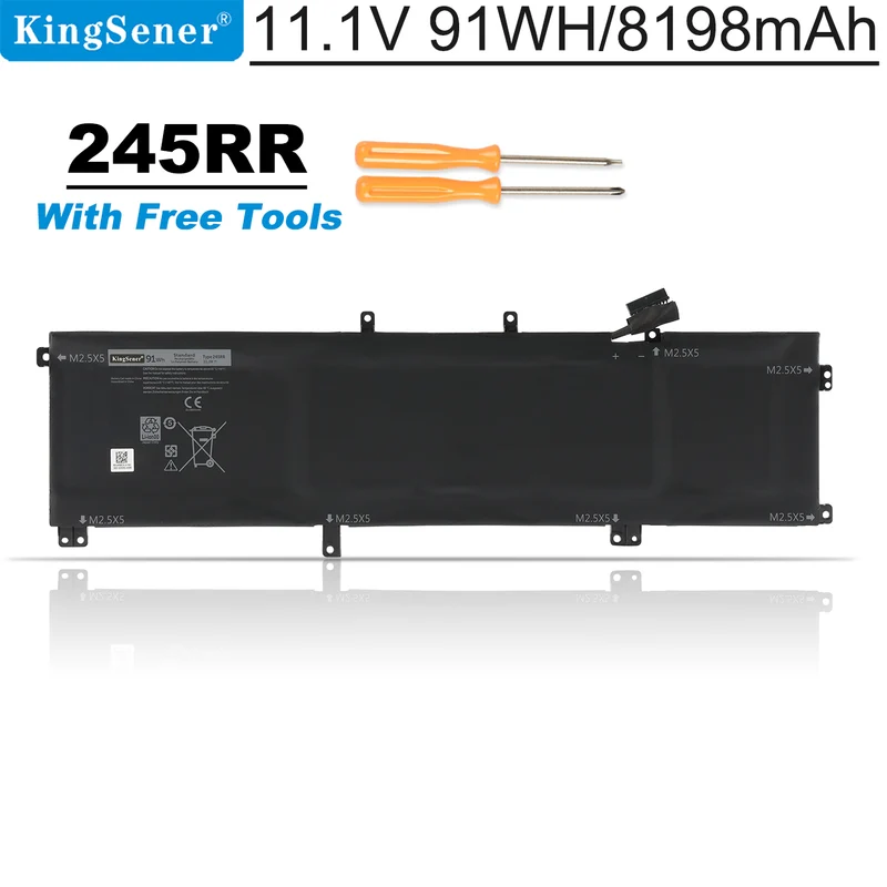 245RR Battery for Dell XPS 15 9530 Precision M3800 — 11.1V 91Wh (TOTRM H76MV)