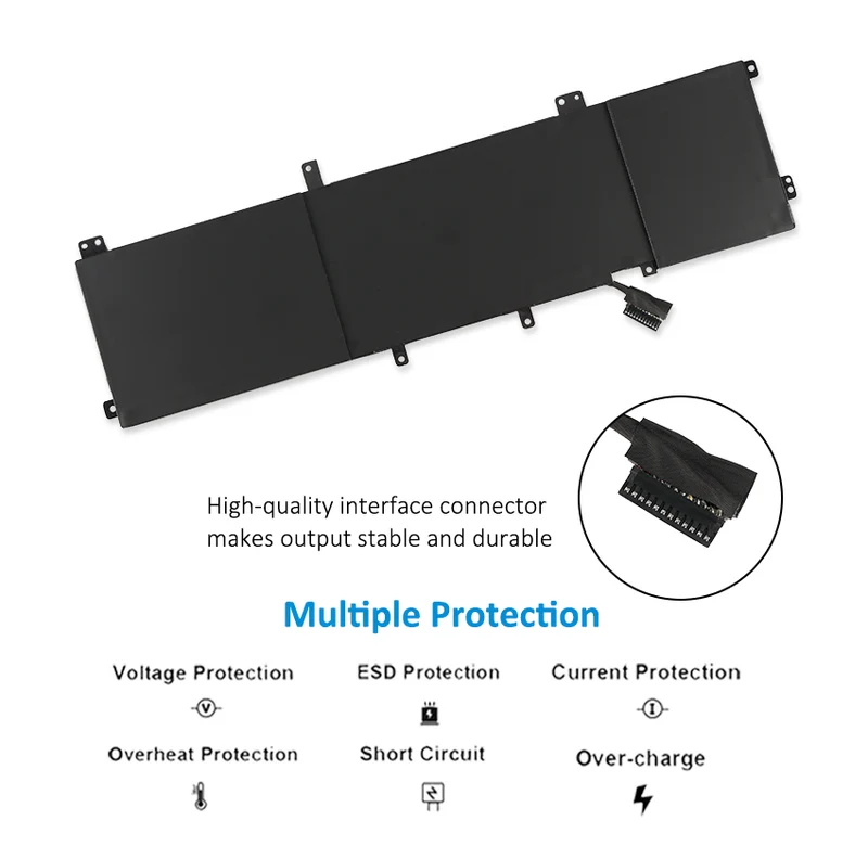 245RR Battery for Dell XPS 15 9530 Precision M3800 — 11.1V 91Wh (TOTRM H76MV)