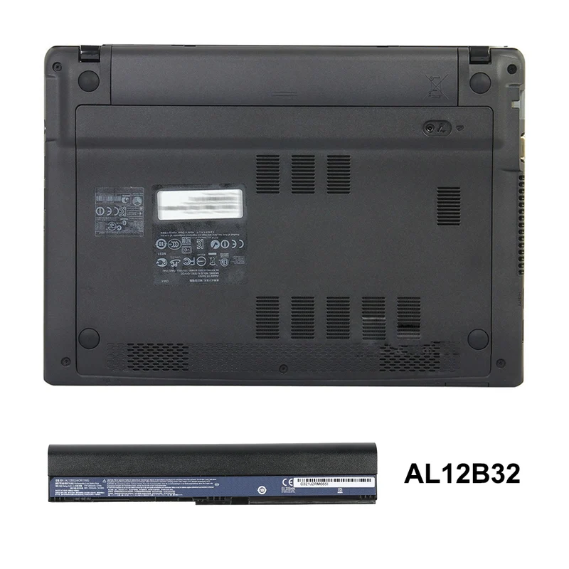 AL12B32 Battery for Acer Aspire One 725 756 V5-171 TravelMate B113 — 14.8V 37Wh