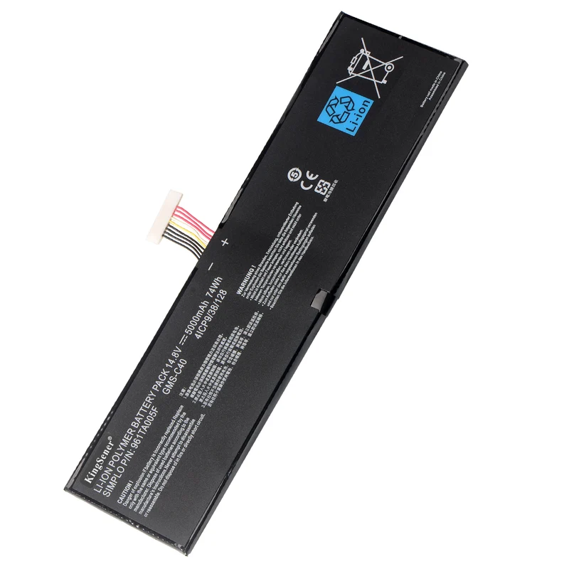 GMS-C40 Battery for Razer Blade Pro 17 (2013 2015) RZ09-0099 RZ09-0117 — 14.8V 74Wh