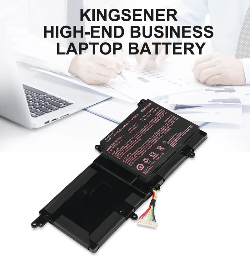 N130BAT-3 Battery for Clevo N130BU N130WU Tuxedo InfinityBook Pro 13 14 — 11.4V 36Wh