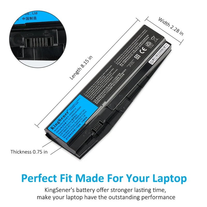 N850BAT-6 Battery for Clevo N850 N855 N857 N870 N871 NP7850 Series — 11.1V 62Wh