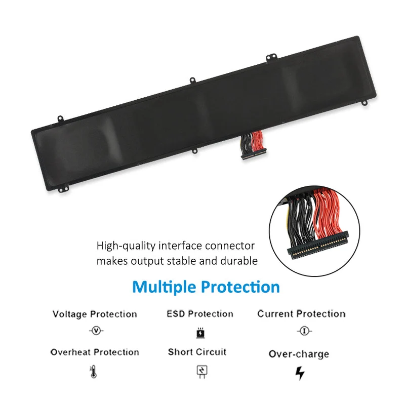 F1 RZ09-0166 Battery for Razer Blade Pro 17.3 inch 2017 Series — 11.4V 99Wh
