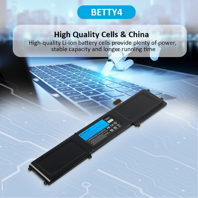 BETTY4 Battery for Razer Blade 2016 14" V2 Series RZ09-0195 RZ09-0165 — 11.4V 70Wh