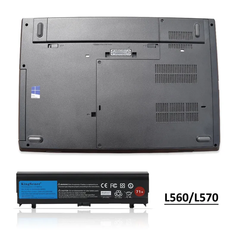 ThinkPad L560 L570 Battery SB10H45071 10.8V 48Wh