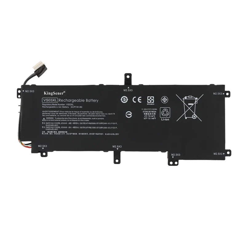 VS03XL Battery for HP Envy 15-as Series Laptops — 11.55V 52Wh