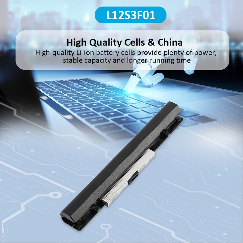 L12S3F01 Battery for Lenovo IdeaPad S210 S215 Touch L12M3A01 L12C3A01 — 10.8V 36Wh