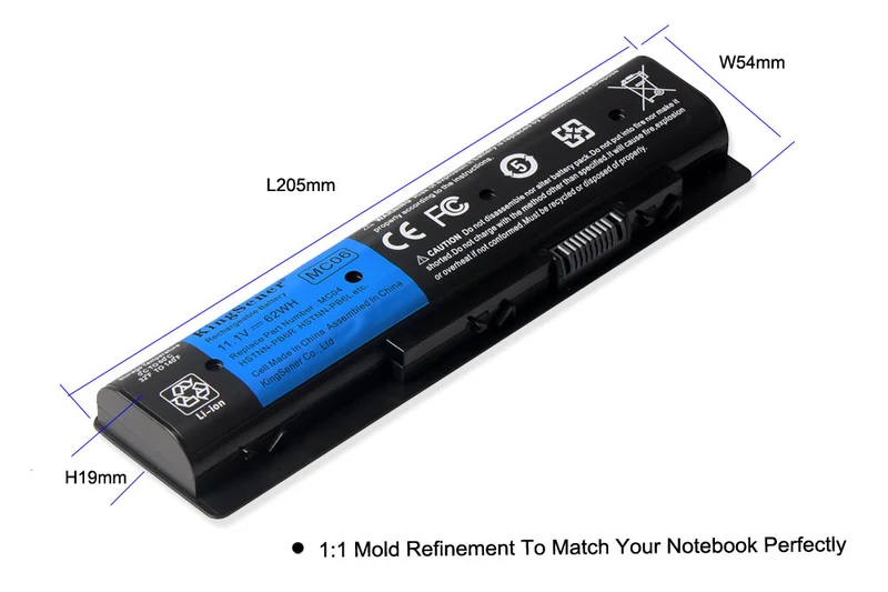 MC04 MC06 Battery for HP Envy 15-AE 17-N 17-R M7-N Series HSTNN-PB6R — 11.1V 62Wh / 14.8V 41Wh
