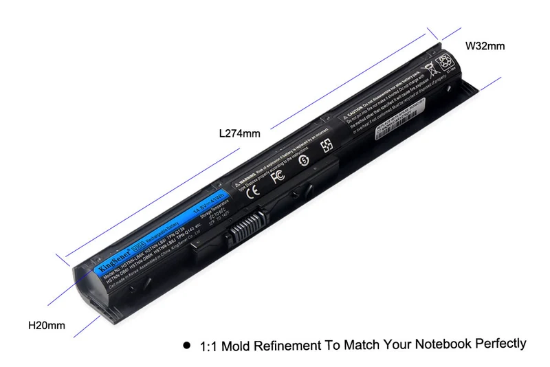 VI04 VIO4 Battery for HP ProBook 440 450 G2 / Envy 14 15 17 / Pavilion 15 17 — 14.8V 41Wh