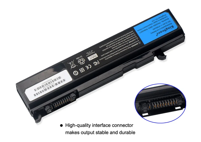 PA3356U PA3456U Battery for Toshiba Satellite Pro U200 U205 Tecra A10 Portege M300 S100 — 10.8V 4700mAh