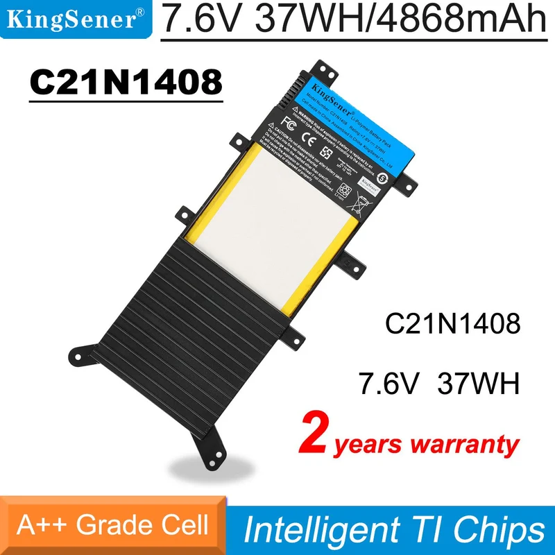 ASUS VivoBook X205T Battery Replacement C21N1408 7.6V 38Wh