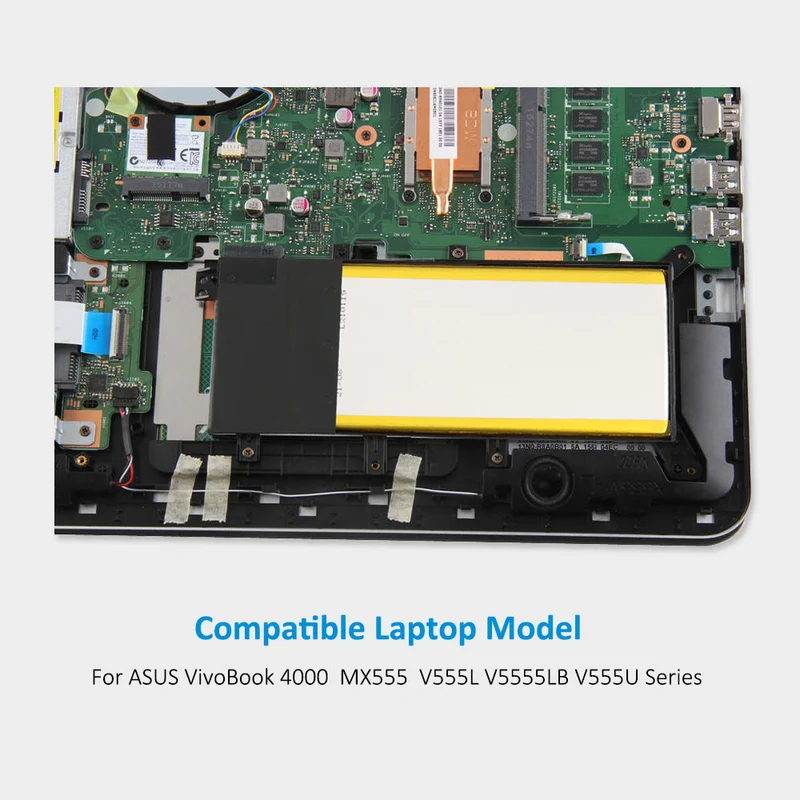 ASUS VivoBook X205T Battery Replacement C21N1408 7.6V 38Wh