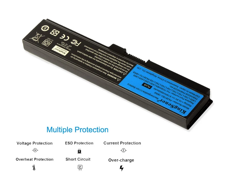 PA3817U-1BRS Battery for Toshiba Satellite L600 L630 L640 L650 L730 L740 L750 — 10.8V 48Wh
