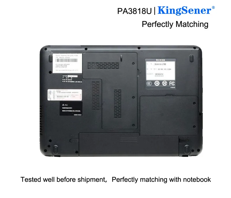 PA3817U-1BRS Battery for Toshiba Satellite L600 L630 L640 L650 L730 L740 L750 — 10.8V 48Wh