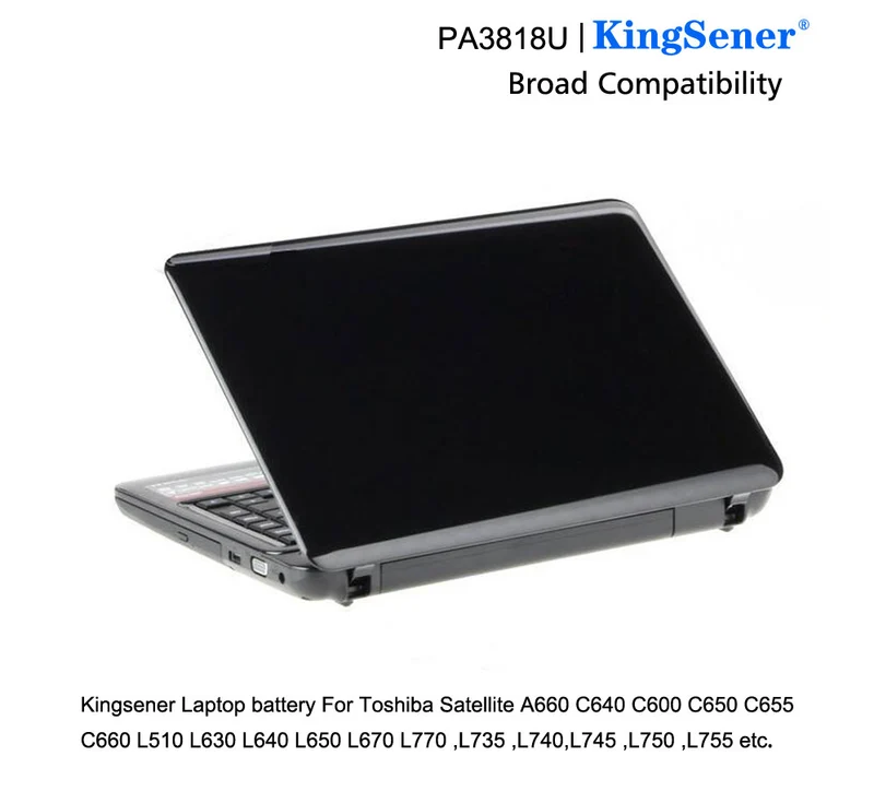 PA3817U-1BRS Battery for Toshiba Satellite L600 L630 L640 L650 L730 L740 L750 — 10.8V 48Wh