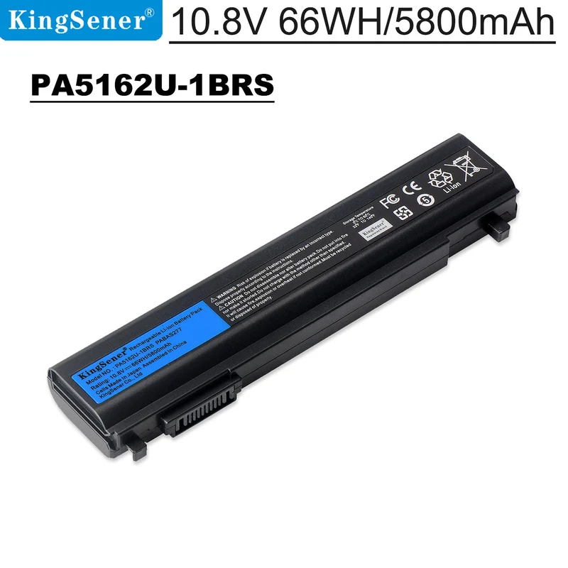PA5162U Laptop Battery for Toshiba Portege R30 R30-A PA5162U-1BRS PABAS277 10.8V 5800mAh 66WH Japanese Cells | KingSener
