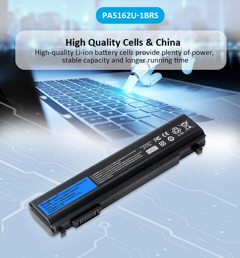 PA5162U Laptop Battery for Toshiba Portege R30 R30-A PA5162U-1BRS PABAS277 10.8V 5800mAh 66WH Japanese Cells | KingSener