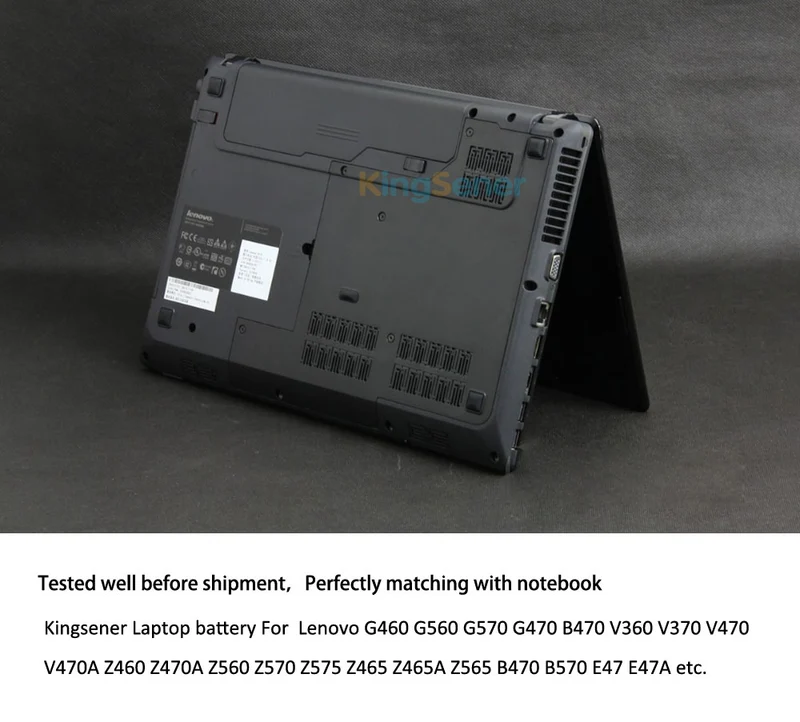 L09M6Y02 L09S6Y02 Battery for Lenovo IdeaPad G460 G470 G560 G570 V360 V370 Z460 B470 — 10.8V 48Wh