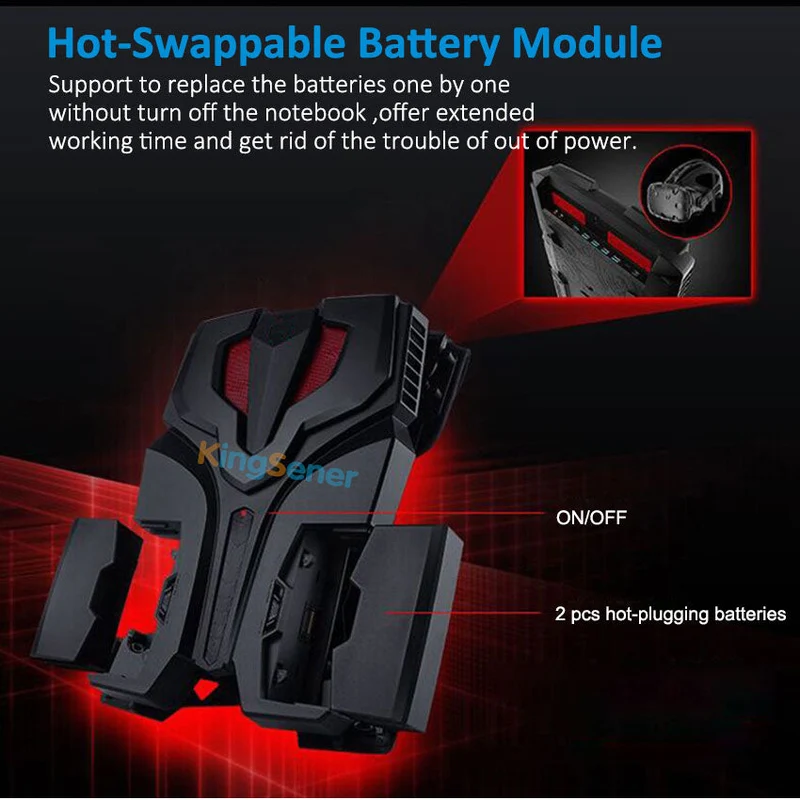 BTY-L79 Battery for MSI HTC Vive VR One Backpack 7RE-231CN — 14.4V 91.66Wh