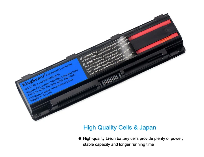PA5109U-1BRS Battery for Toshiba Satellite C50 C55 C70 C75 L50 L55 | 10.8V 56Wh