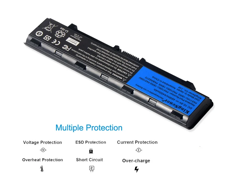 PA5109U-1BRS Battery for Toshiba Satellite C50 C55 C70 C75 L50 L55 | 10.8V 56Wh