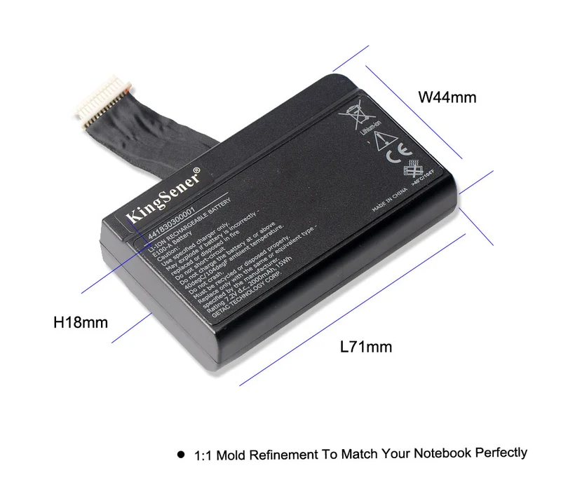 441830300001 Tablet PC Battery For Getac E100-A Series 15Wh 2000mAh | KingSener
