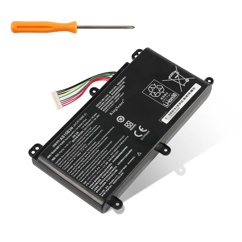 AS15B3N Replacement Battery for Acer Predator 15 G9-591 / 17 G9-791 / 17X GX-791 — 14.8V 88.8Wh