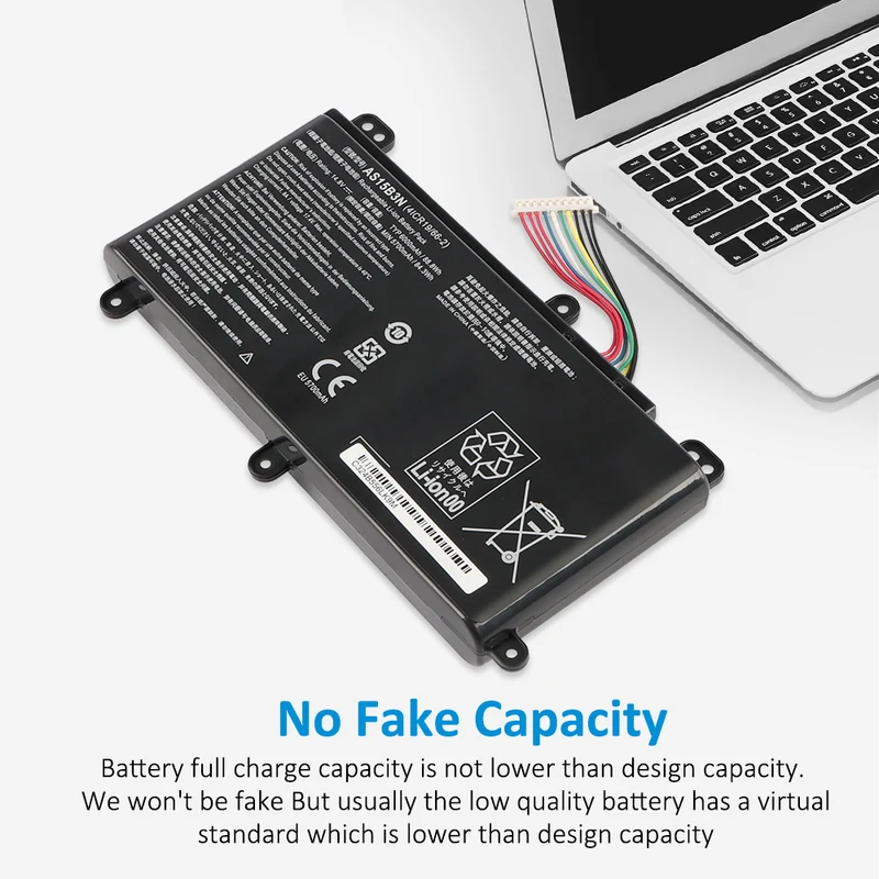 AS15B3N Replacement Battery for Acer Predator 15 G9-591 / 17 G9-791 / 17X GX-791 — 14.8V 88.8Wh