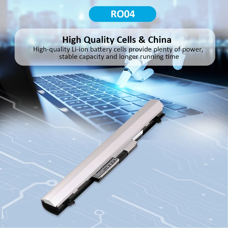 RO04 RO04XL Battery for HP ProBook 430 G3 440 G3 400 G3, 14.8V 44Wh