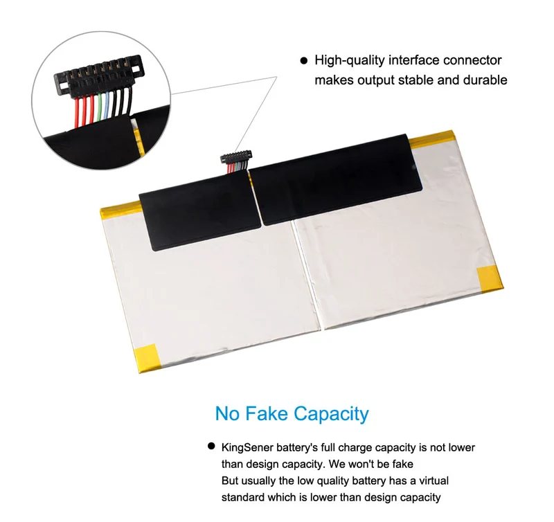 C12N1435 Laptop Battery For ASUS T100HA T100HA-FU006T 10.1-Inch 2 in 1 Touchscreen Tablet battery 3.8V 30WH | KingSener