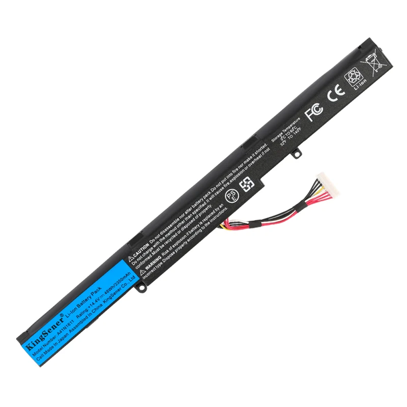 A41N1611 Laptop Battery For ASUS ROG GL553 GL553VD GL553VE GL553VW Series A41LK5H A41LP4Q 14.4V 48WH | KingSener