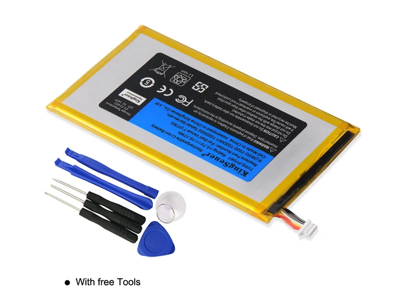 P706T Tablet Battery Replacement for DELL Venue 7 3730 Venue 8 3830 — 3.7V 15.17Wh